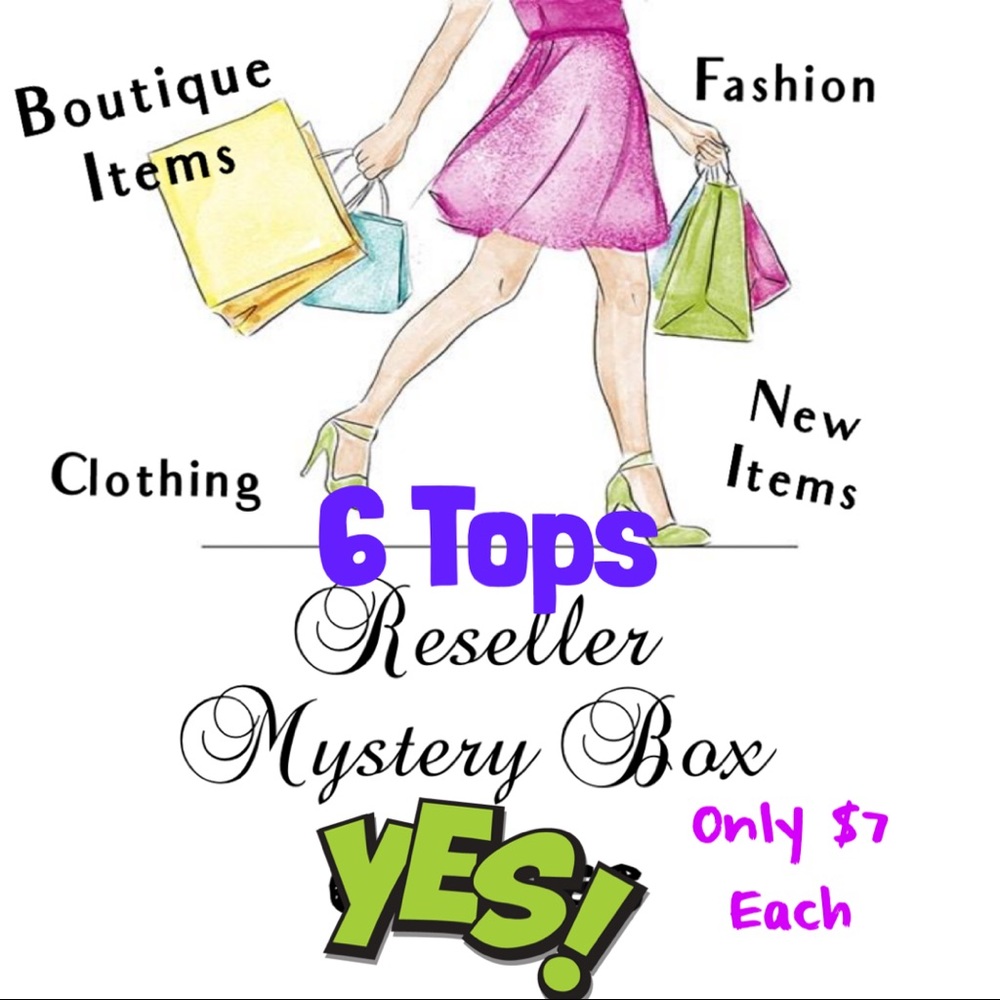 6️⃣ TOPS ASSORTED STYLES AND SIZES MYSTERY BOX